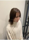 髪質改善カラー/顔まわりカット/韓国風カット