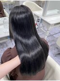 暗髪艶髪