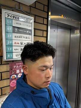 アントレース 東池袋店(UNTRACE) 七三分けアイロンパーマ メンズ/バーバー/理容室