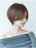 イメチェンハッシュカット20代30代大人かわいい斜めバング