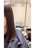 自然なストレート☆【流山おおたかの森/縮毛矯正/髪質改善/】