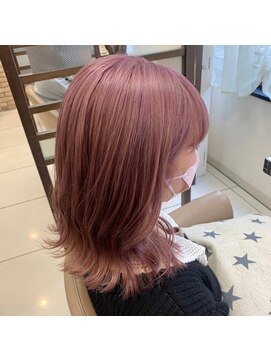 スタイル 横浜(STYLE) ハイトーン/ブリーチカラー/ブリーチ/ブロンド/ピンクベージュ