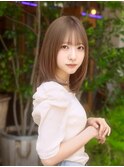 【kumu】ミディアムレイヤー/小顔おくれ毛/似合わせ前髪/名古屋