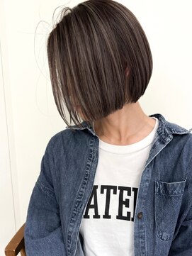 ジルブラン 土浦(JIL BLAN) ハイライトバレイヤージュダブルカラーケアブリーチ30代40代