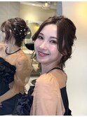 ヘアセット/顔周りレイヤー