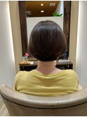 丸みショートボブ