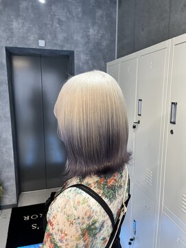 ワンズミラー 海老名店(ONE's MIRROR) ホワイトカラー/ラベンダーカラー/グラデーション/デザイン