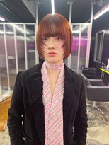 キジ(KIJI)&nbsp;レイヤーボブ/ボブ/フェイスレイヤー/アプリコットオレンジ