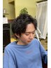 魁人指名【男性限定】カット＋ツイストパーマ￥12100　南船橋