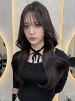 ルノン フィージュ(LUNON fieju)&nbsp;ホワイトグレージュミニウルフチェリーブラウンデジタルパーマ