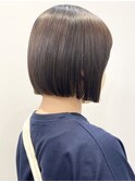 【モリオ松戸　石山】コンパクト切りっぱなしボブぷつっとボブ