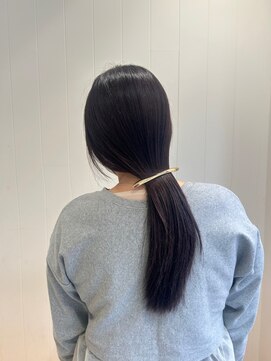 ビューバイネオリーブ 用賀店(Beau'r by neolive) 黒髪ボブルフネビージュ小顔ワンレン《用賀》