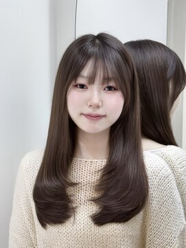 アマトウキョウスマートサロン(AMA TOKYO×Smart Salon) 【SAYAKAスタイル】顔まわり/レイヤーカット/韓国ヘア/小顔