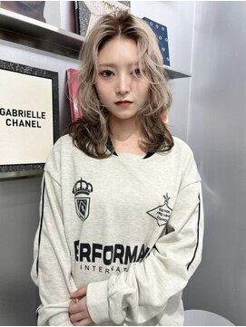 ペレ アネックス 大阪梅田茶屋町店(PELE ANNEX) ホワイトグレージュ/デジタルパーマ/フェザーパーマ/梅田