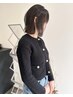 前髪・顔周り・おくれ毛カット+カラー￥9350
