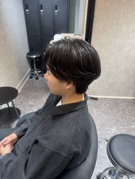 毛流れセンターパート