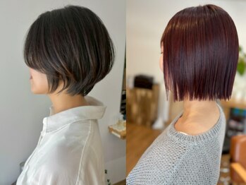 カルム(Calme)の写真/お手入れが簡単なカットのため、ご自身でもスタイリングが楽に♪朝の支度時短スタイルを手に入れませんか♪