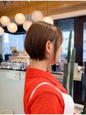 大人ガーリー/白髪前髪/ショートボブ/20代30代40代50代/横浜