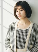 30代40代50代絶壁解消ひし形小顔前下がりショートボブ【越谷】