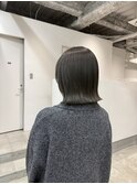 透明感グレージュカラー
