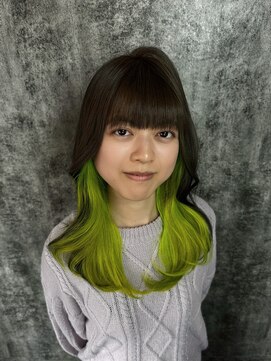 カプセル(capsule) ライムカラー × オリーブグレージュ♪