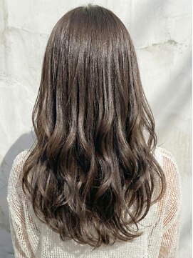 Lunohair髪質改善/縮毛矯正/白髪染め/トリートメント/レイヤー【4/1OPEN（予定）】 髪質改善×透け感グレージュカラーで手触りも艶やかに