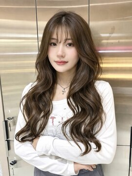 ルームバイシー 新宿(Loom. by Sea) イメチェン×丸型/ワンホンレイヤー/グレージュ/小顔