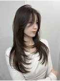 20代30代トレンドレイヤー×チョコブラウン