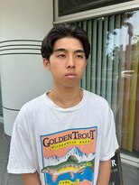 メンズ クーヘアー(Men's coohair)&nbsp;センターパートパーマ