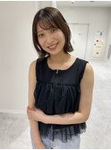 ヘーゼルベージュ/ベージュ/ブリーチなしダブルカラー/横浜