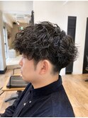 ツイストスパイラルパーマ/スパイキーショート/ツーブロック
