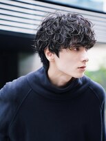 バイフィフス 原宿/表参道(by fifth)&nbsp;原宿メンズパーマルーズパーマシャドウパーマッシュウルフゆるめ