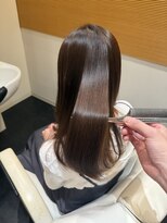 ビーアップヘアー(be:up hair)&nbsp;縮毛矯正とカラーを同じ日に｜艶髪ロング