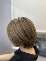 ヘアー アンド ビューティー ザ エフ 西尾店(Hair Beauty the F)&nbsp;ハンサムショート×3Dカーキ