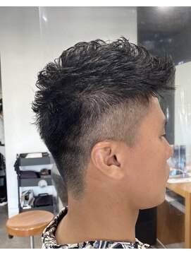 シェル 吉祥寺(shell) クセ毛風アップバングショート