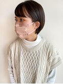大人かわいいショートボブ