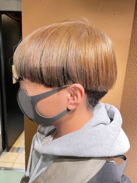 リー 京橋(Lee) 【Lee京橋】黒インナー×マッシュショート