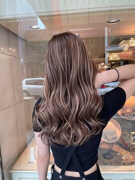 アンダーバーホワイト 広島 並木店(_WHITE) コントラストハイライト/カジュアルベージュ