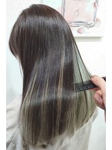 ブリーチしていても大丈夫☆　髪質改善×グレージュ　after