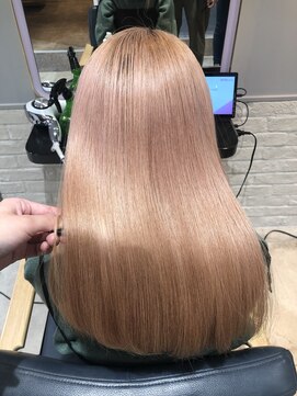 ネオリーブエクラ 上野御徒町店(Neolive eclat) ダメージ補修髪質改善トリートメントミルクティーピンク