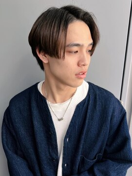 ポーチバイハニー オモテサンドウ(PORCH by HONEY omotesando) スーツ短髪ツーブロック束感モテる黒髪シークレットパーマ流行