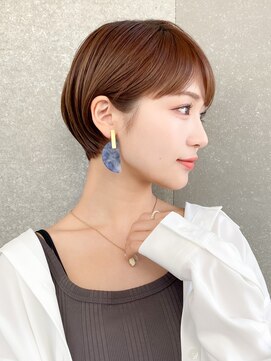 ロンド レグリーズ 立川(Lond leglise) ショート×顔周り×前髪×シルキーベージュ×グレージュカラー