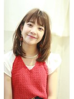 ルーカ 恵比寿(LU-CA)&nbsp;30代40代50代　大人可愛い小顔ミディアムレイヤー恵比寿