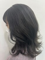 インパークス 江古田店(hair stage INPARKS) コテ巻き/外ハネ/イルミナカラー/ダークシルバー