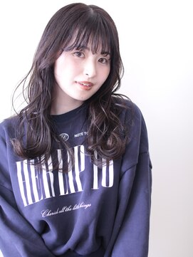 リメル 奥沢自由が丘店(Remel) 小顔薄めバングレイヤーナチュラルカール/自由が丘