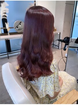 シン 原宿Verno店(Qin) ブリーチなしダブルカラー/ピンクラベンダー