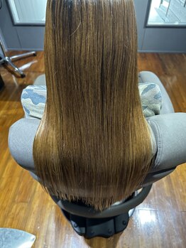ルキア(LUKIA)の写真/【ストレートパーマ＋トリートメント　￥12650→￥10000☆】前髪や顔周りのワンポイント縮毛矯正も可能◎