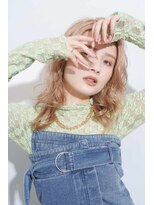 トクテ 吉祥寺(tokute)&nbsp;くびレイヤーエモージュ前髪モテベージュレイヤーミディ/吉祥寺