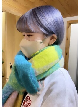 キラ 原宿(KILLA) デザインカラー/レイヤーカット/ウェットヘア/韓国/ダブルカラー