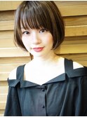 ひし形ボブ　大人ボブ　ショートボブ